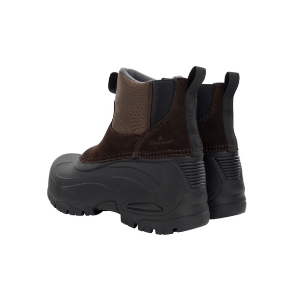 Men's Yukon Waterproof Brown and Black Boots - Picture 3 of 7